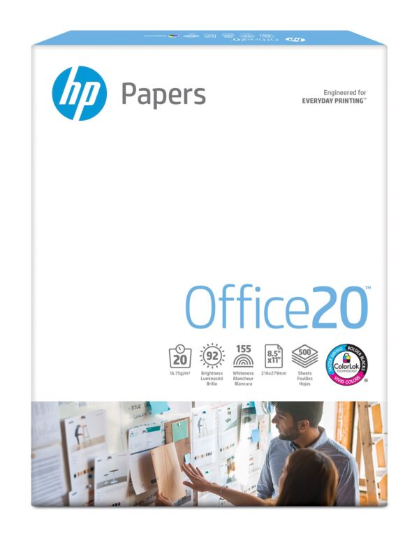 HP resma de 500 Hojas 75g 8.5” X 11”